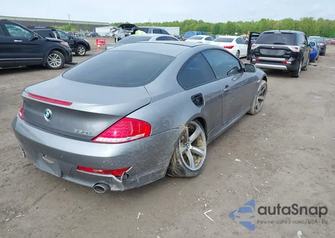 2008 BMW 650I из США, поврежденный, VIN WBAEA53538CV91830